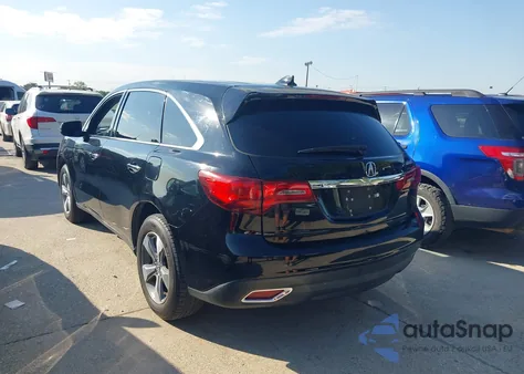2015 Acura Mdx from USA, damaged, VIN 5FRYD3H22FB005997